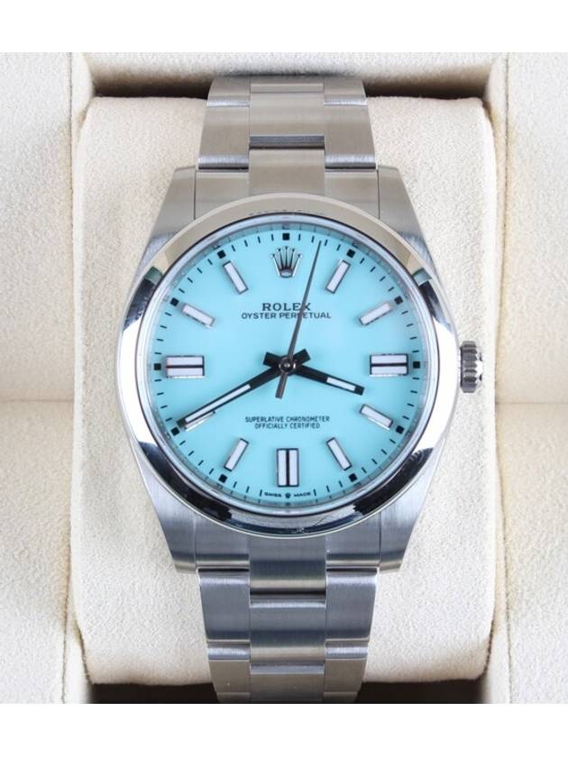 Rolex Oyster Perpetual 41 Turquoise Blue 22 Years - ROLEX - BALAAN 3