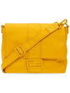 Baguette Medium Nylon Messenger Bag Yellow - FENDI - BALAAN 1