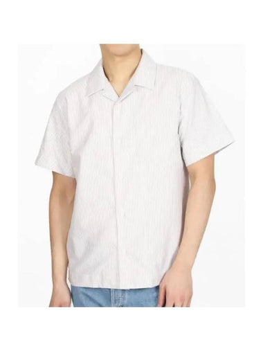 Lloyd Short Sleeve Shirt Beige - A.P.C. - BALAAN 1