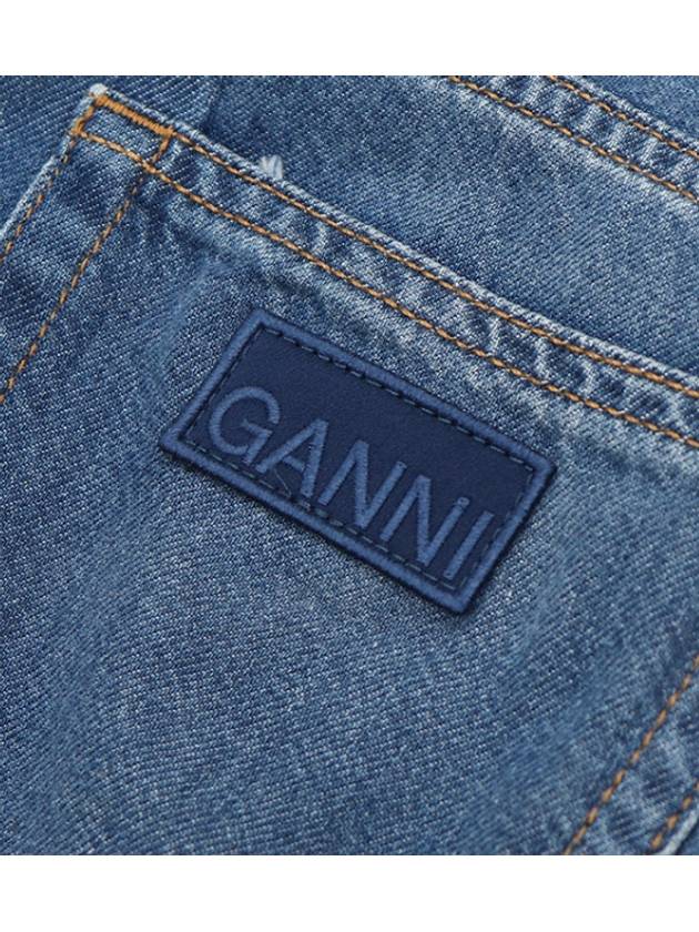 straight denim pants - GANNI - BALAAN 6