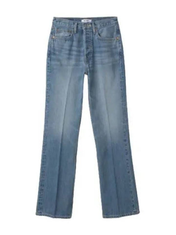 Bootcut Denim Pants Crystal Blue Jeans - RE/DONE - BALAAN 1