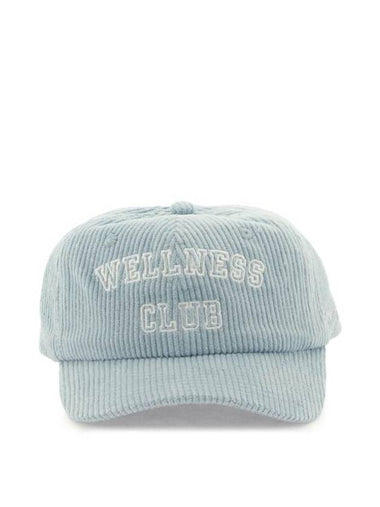 Wellness Club Corduroy Ball Cap Baby Blue - SPORTY & RICH - BALAAN 1