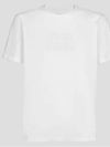 Logo Print Cotton Short Sleeve T-Shirt White - CP COMPANY - BALAAN 2