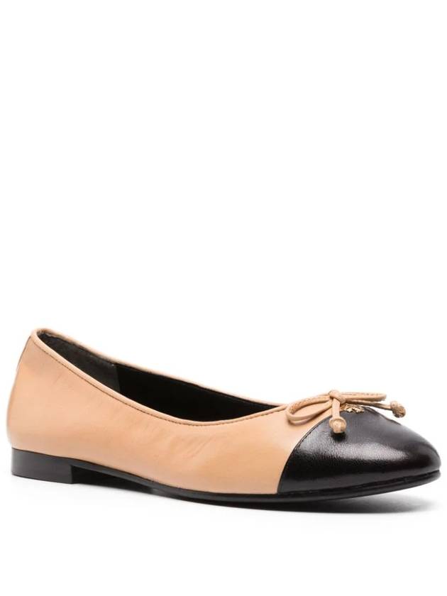 Women's Cap Toe Ballerina Beige - TORY BURCH - BALAAN 3