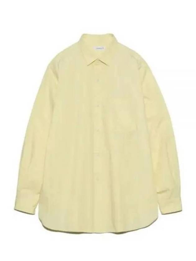 Long Sleeve Shirt SUGS400 LY Free Light Yellow - NANAMICA - BALAAN 1