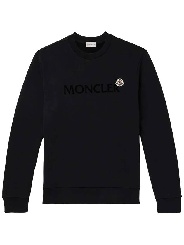 8G00039809KR999 Logo Patch Sweatshirt Moncler - MONCLER - BALAAN 1