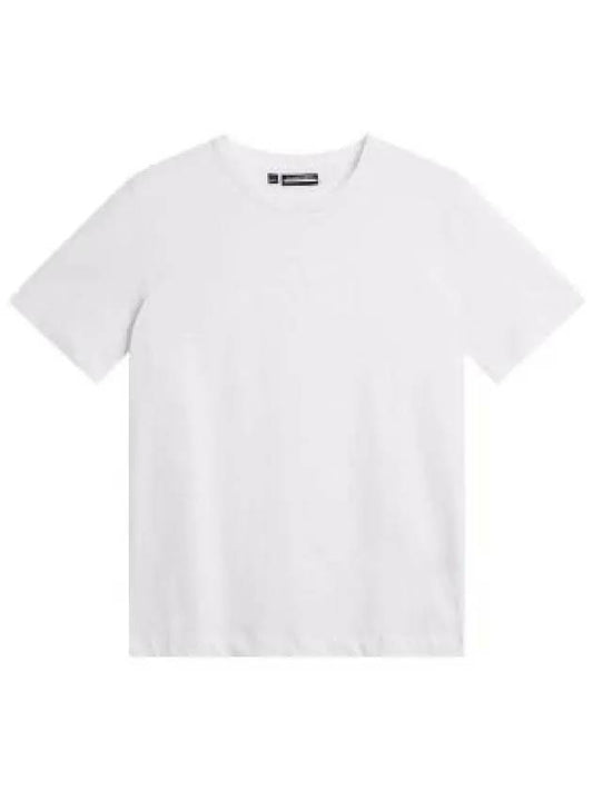 Alpha Logo Print Short Sleeve T-Shirt White - J.LINDEBERG - BALAAN 2