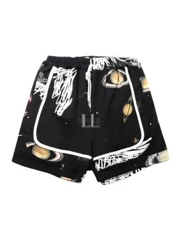 Graphic Print Drawstring Boxing Shorts Black - VIVIENNE WESTWOOD - BALAAN 2