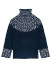 Icelanda wool cashmere sweater navy ISLANDA 001 - MAX MARA - BALAAN 2