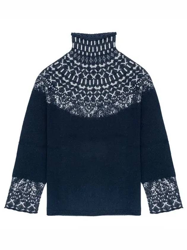 Icelanda wool cashmere sweater navy ISLANDA 001 - MAX MARA - BALAAN 2