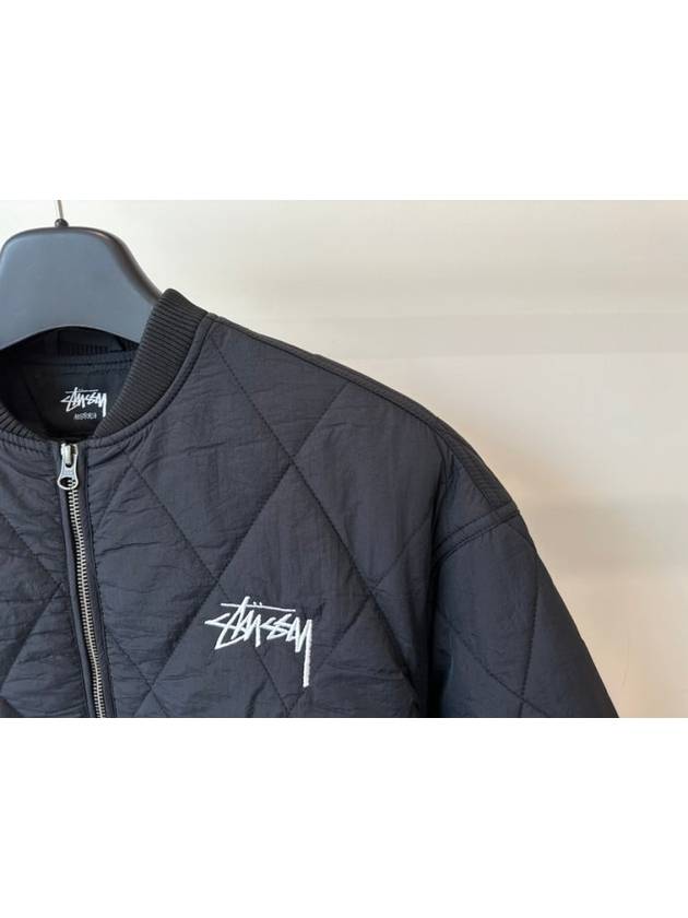 AU Australia 8 BALL Quilted Jacket ST1M0306 Black WOMENS - STUSSY - BALAAN 5