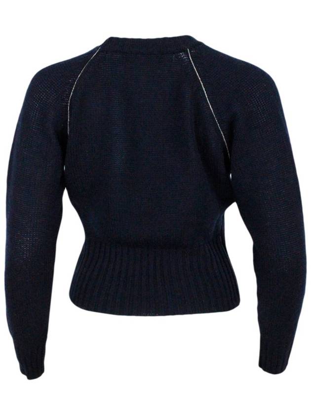 Sweater MAD264F052N9005144 BLUE - FABIANA FILIPPI - BALAAN 4