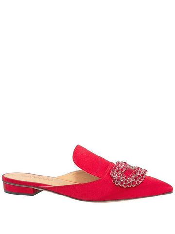 Giannico Ladies Crystal-embellished Woven Slippers, Brand Size 35 ( US Size 5 ) - GIANNICO - BALAAN 1