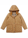 Diamond Quilted Nylon Jacket Archive Beige - BURBERRY - BALAAN 2