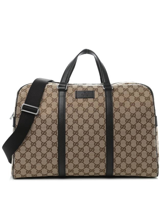 GG Supreme Canvas Boston Tote Bag Beige Ebony - GUCCI - BALAAN 2