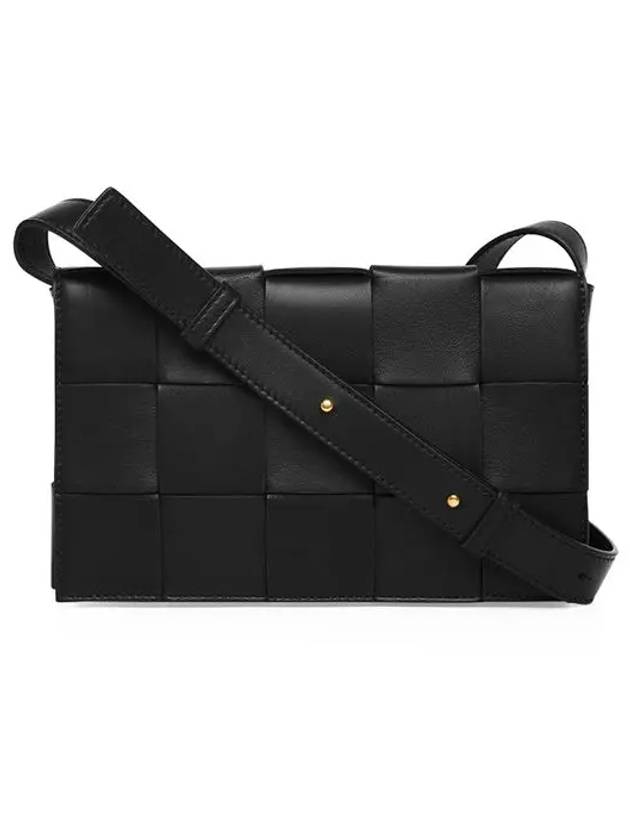 Intrecciato Cassette Cross Bag Black - BOTTEGA VENETA - BALAAN 3