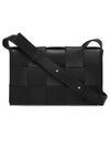 Intrecciato Cassette Cross Bag Black - BOTTEGA VENETA - BALAAN 6