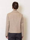 3 Button Wool Jacket Oatmeal - JUN BY JUN K - BALAAN 3