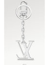 LV Initials Bag Charm Key Holder Silver - LOUIS VUITTON - BALAAN 3