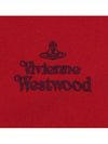 Logo Wool Fringe Muffler Red - VIVIENNE WESTWOOD - BALAAN 4