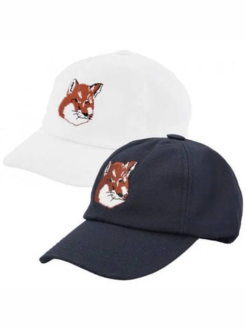 23SS Fox Head Ball Cap HU06118WW0007 1018512 - MAISON KITSUNE - BALAAN 1