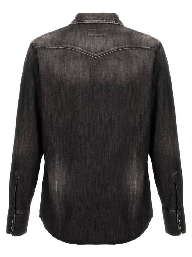 24FW Long Sleeve Shirt S74DM0848S30826900 Black - DSQUARED2 - BALAAN 3