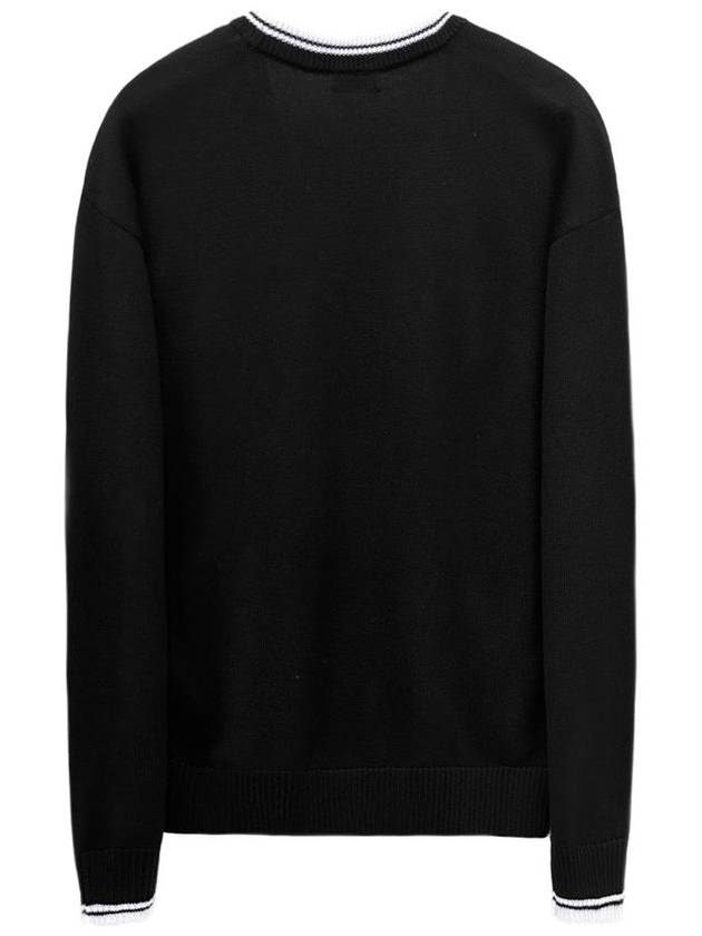 Triomphe V-neck Knit Top Black - CELINE - BALAAN 3