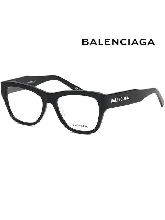 Acetate Square Eyeglasses Black - BALENCIAGA - BALAAN 2