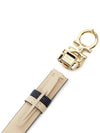 Women's Gancini Buckle Reversible Leather Belt Bone Navy - SALVATORE FERRAGAMO - BALAAN 6