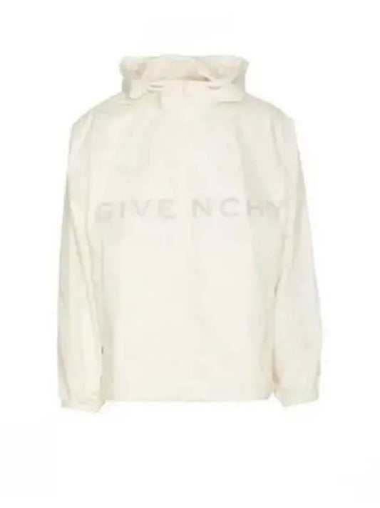 Maxi Logo Windbreaker Off White - GIVENCHY - BALAAN 2