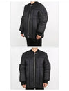 Geth Bomber Padded Black - RICK OWENS - BALAAN 3