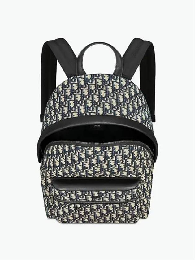 Oblique Rider Backpack Black Beige - DIOR - BALAAN 3