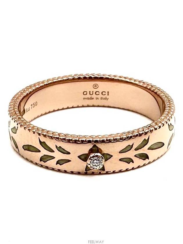 Flower Icon Diamond Ring - GUCCI - BALAAN 1