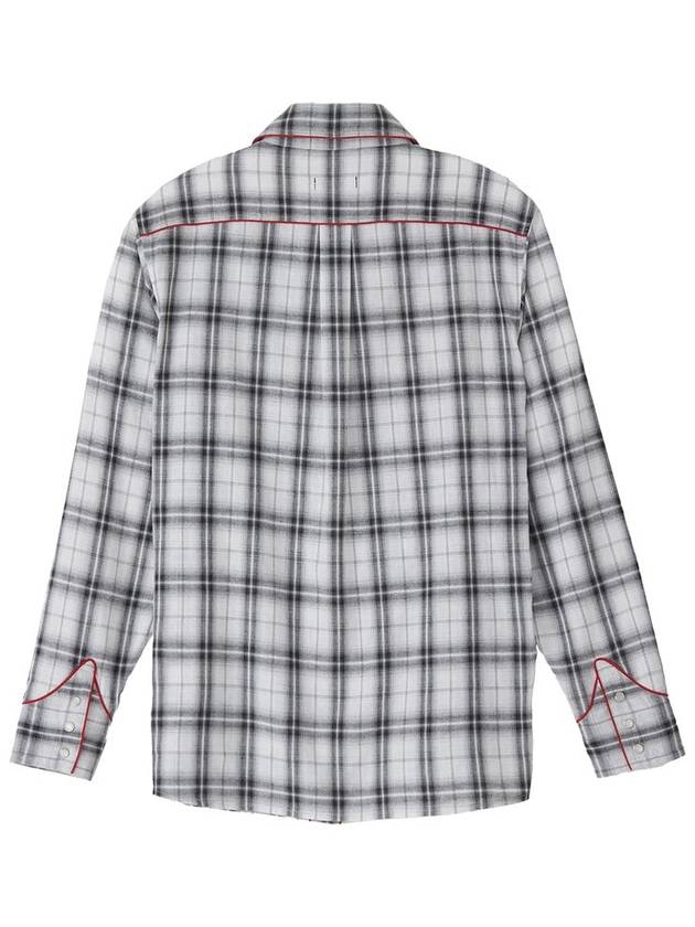 Western Ombre Check Shirt Off White - MSKN2ND - BALAAN 4