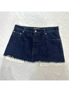 40 MiuMiu Women s Denim Low Rise Mini Skirt - MIU MIU - BALAAN 5