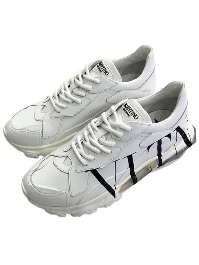 Logo Bounce Low Top Sneakers White - VALENTINO - BALAAN 2