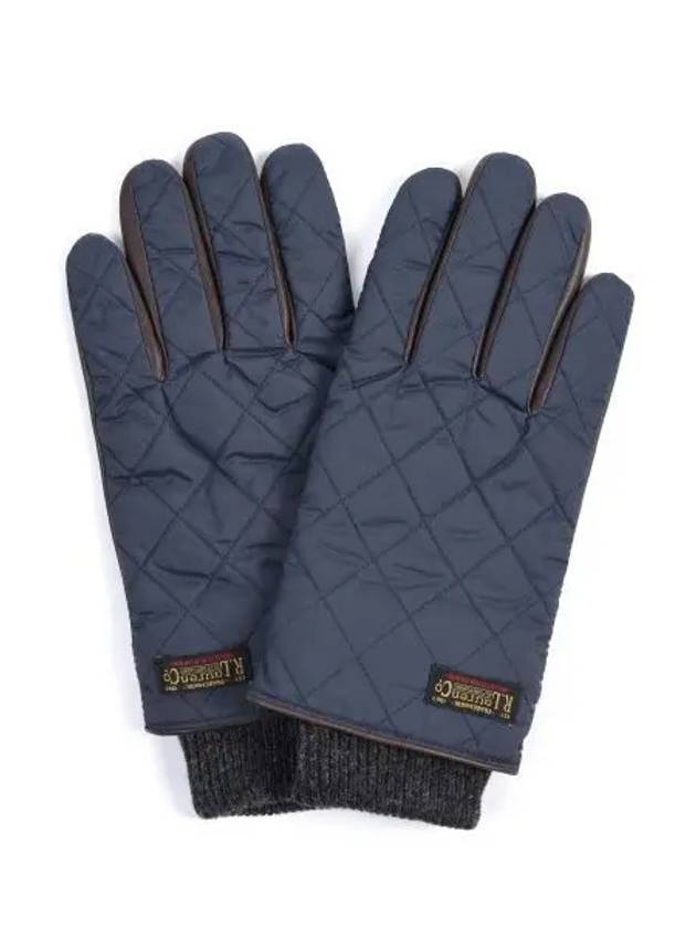 Touch Screen Quilted Field Gloves Navy - POLO RALPH LAUREN - BALAAN 2