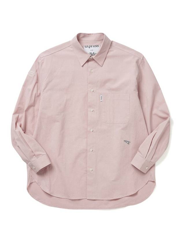 Signature Symbol Basic Long Sleeve Shirt Dust Pink - EXPRESSHOLIDAY - BALAAN 1