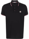 Logo Polo Shirt Black 8A703 00 84556 - MONCLER - BALAAN 1