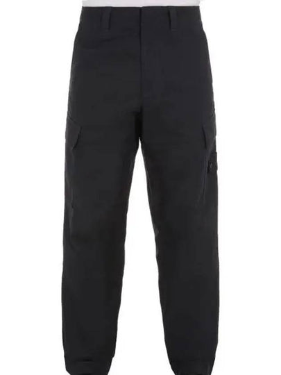 Ghost Piece O Ventile Cargo Straight Pants Black - STONE ISLAND - BALAAN 2