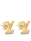 LV Iconic Earrings Gold - LOUIS VUITTON - BALAAN 2