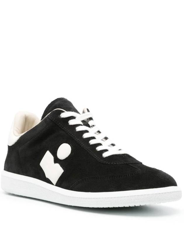 Bryce Suede Low Top Sneakers Black - ISABEL MARANT - BALAAN 2