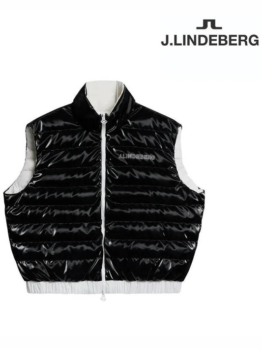 Women's Isla Reversible Vest Black - J.LINDEBERG - BALAAN 2