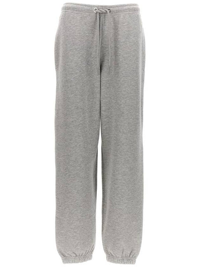 Logo Patch Fleece Jogger Track Pants Grey - MONCLER - BALAAN 2