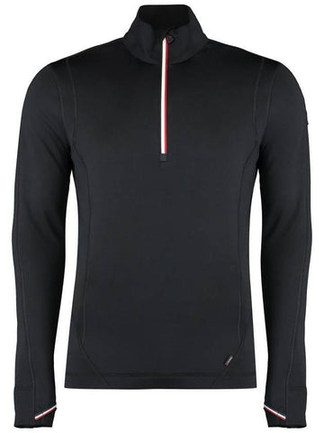 Moncler Grenoble Technical Fabric Long Sleeve T-Shirt - MONCLER - BALAAN 1