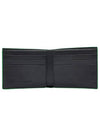 Cassette Bifold Half Wallet Parakeet Black - BOTTEGA VENETA - BALAAN 5