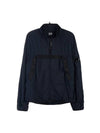 Men's Lens Wappen Zip-Up Jacket Navy - CP COMPANY - BALAAN 11