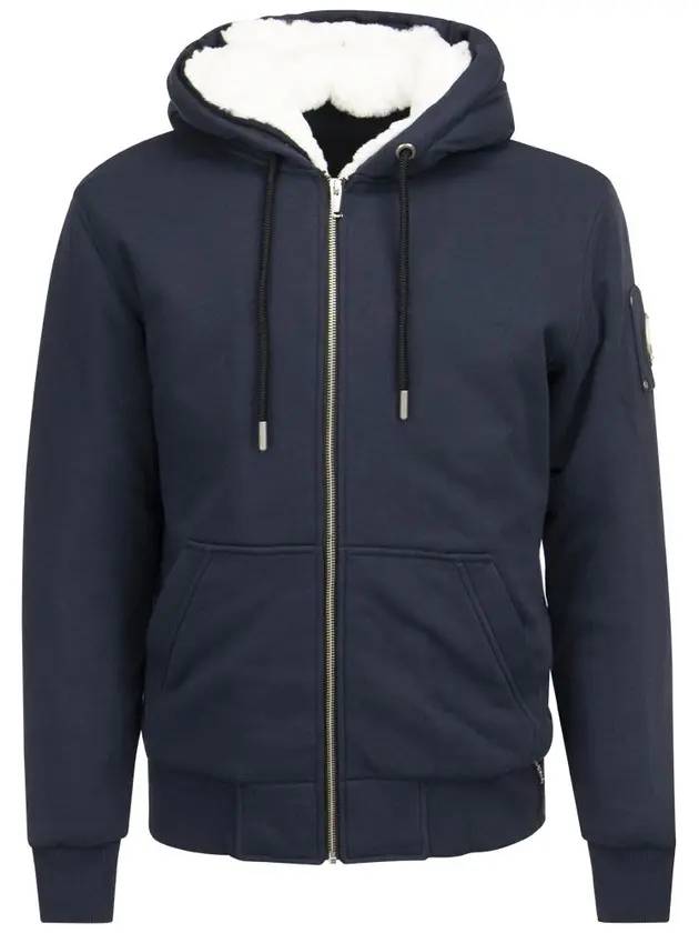 Men s Classic Bunny 2 Fur Hooded Zip Up Navy - MOOSE KNUCKLES - BALAAN 1