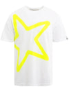 Adamo Star Short Sleeve T-Shirt White - GOLDEN GOOSE - BALAAN.