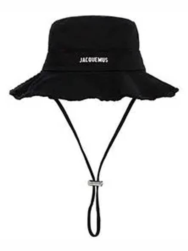 Le Bob Artichaut Bucket Hat Black - JACQUEMUS - BALAAN 6